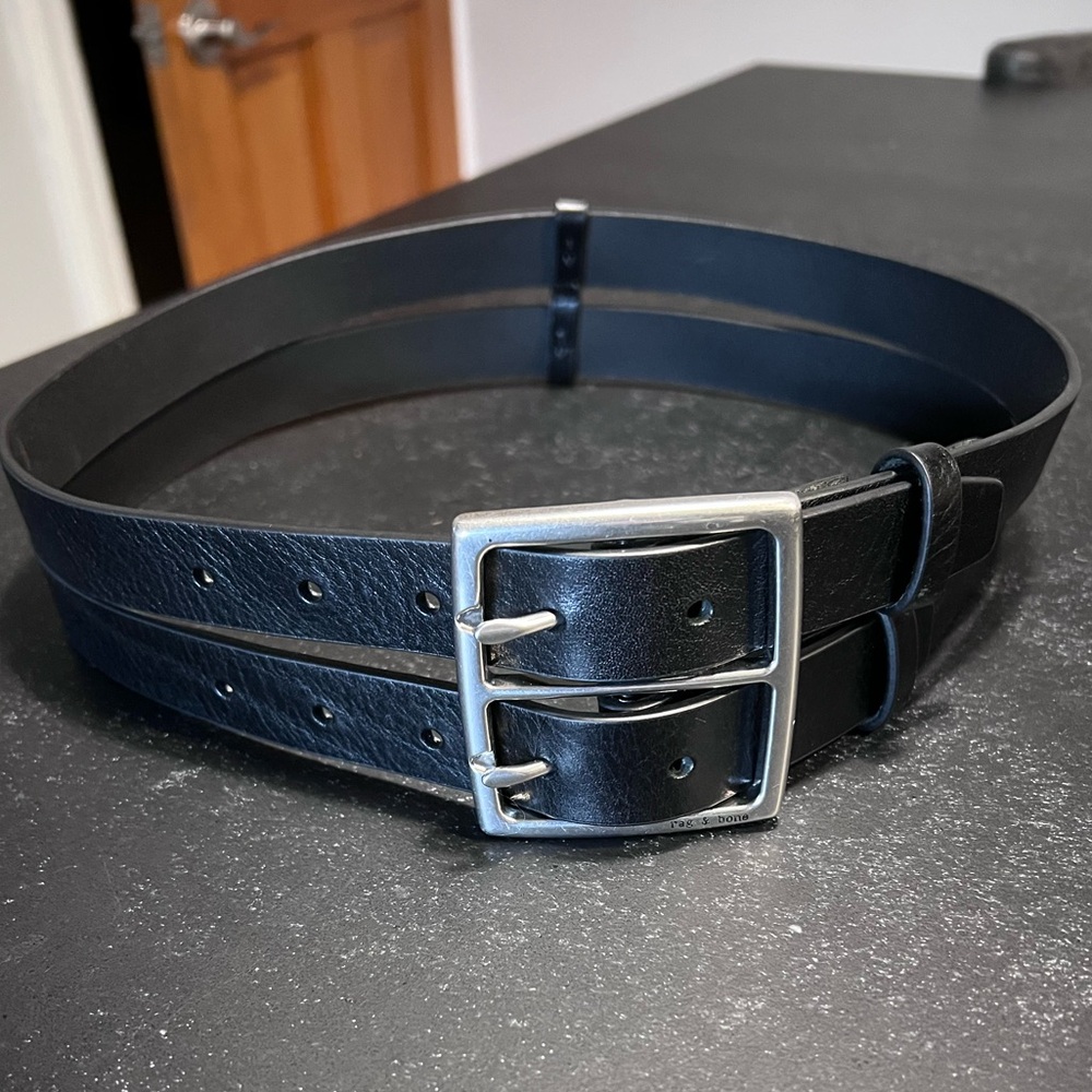 rag & bone Hook Up Leather Belt size small